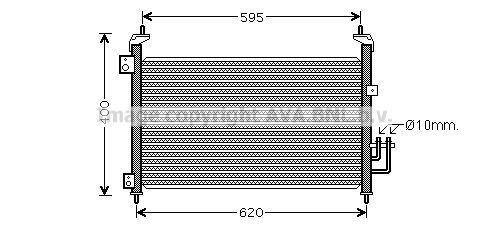 AVA QUALITY COOLING Конденсатор, кондиционер HD5213